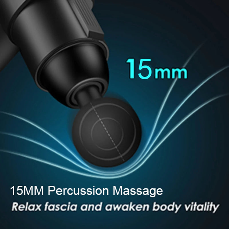 Massageador Profissional 24V — Compressa Quente e Fria, 12 Cabeças, Alta Frequência para Relaxar Músculos