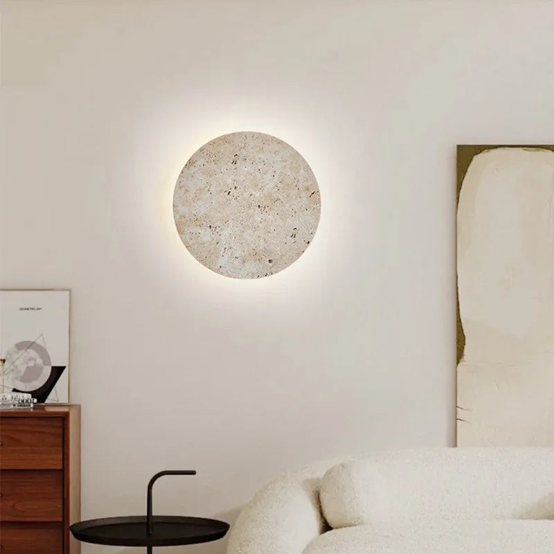 Arandela de Pedra LED Luxo Nórdico
