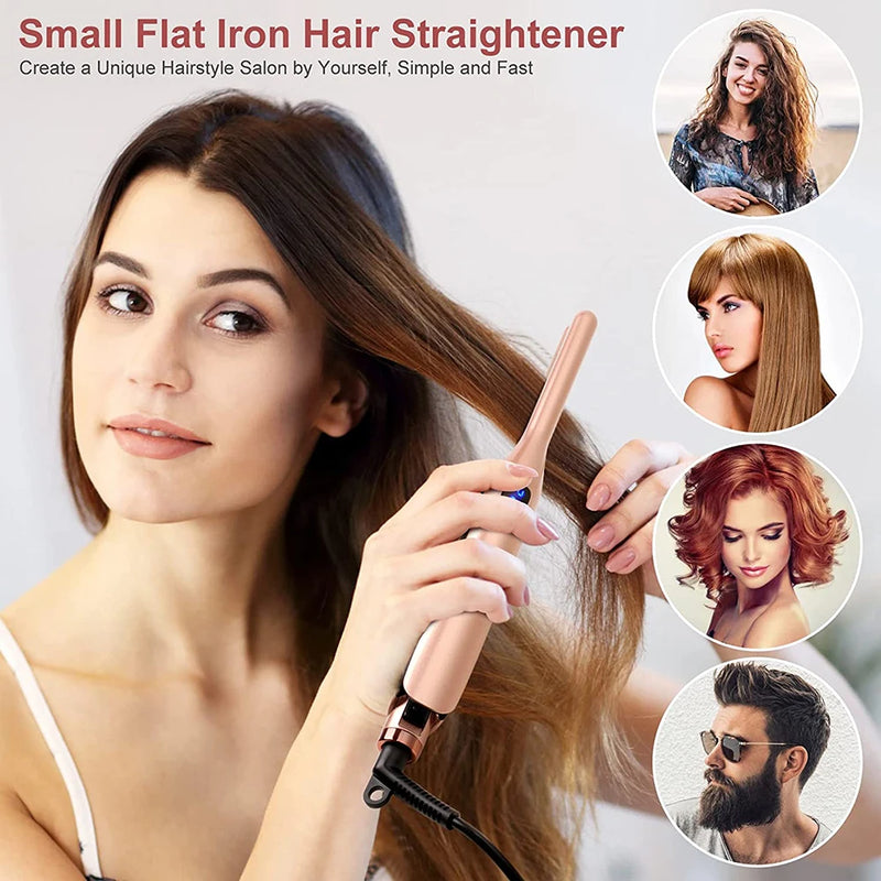 Chapinha Mini 3/10” — Para Cabelos Curtos, Barba e Pixie | Cerâmica Tourmaline