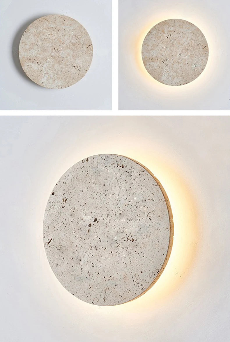 Arandela de Pedra LED Luxo Nórdico
