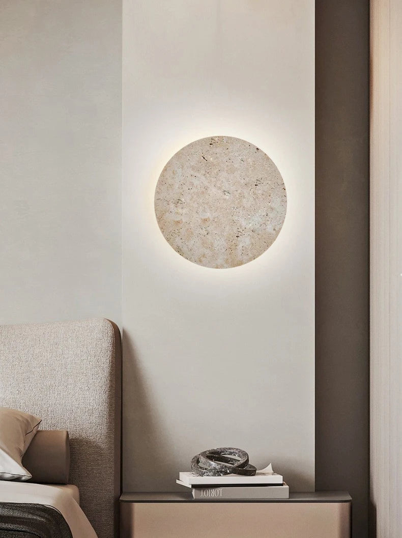 Arandela de Pedra LED Luxo Nórdico