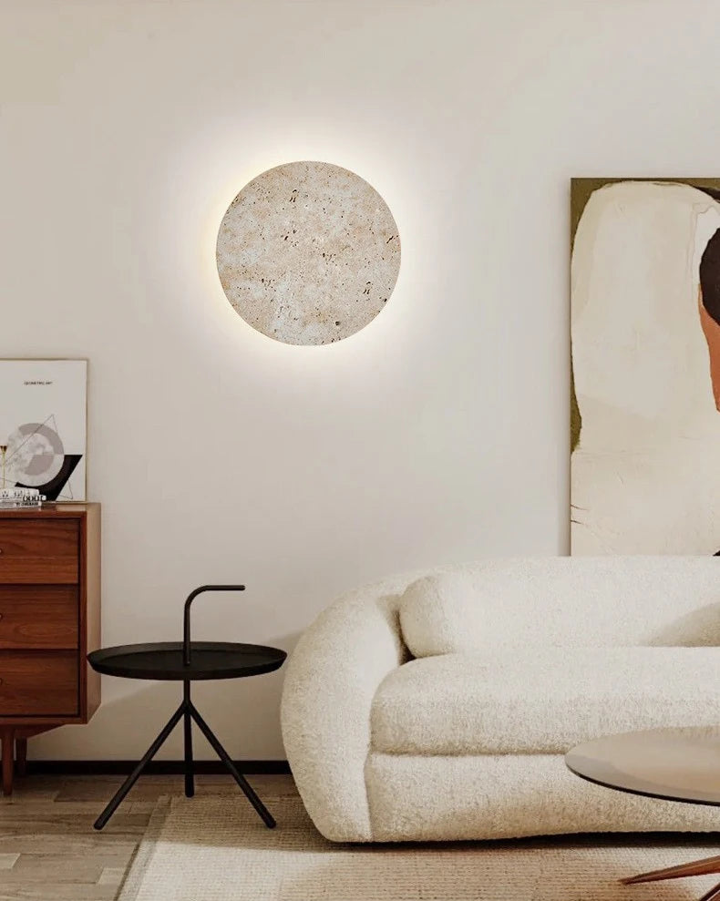 Arandela de Pedra LED Luxo Nórdico