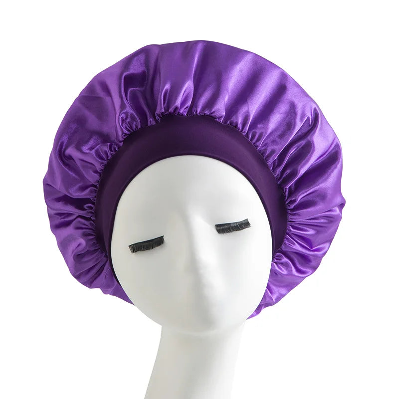 Touca de Cetim para Dormir — Proteção Anti-Frizz, Conforto e Respirável | Ideal para Todas as Estações