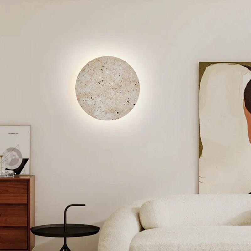 Arandela de Pedra LED Luxo Nórdico