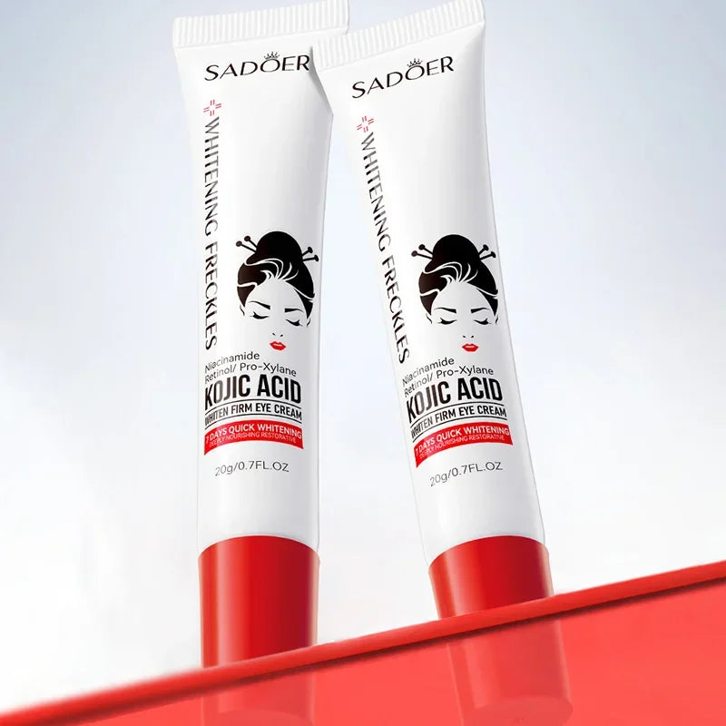 SADOER Kojic Acid Retinol Eye Cream Anti Dark Circles Remove Eye Bags Moisturizing Firming Beauty Eyes Skin Care Products