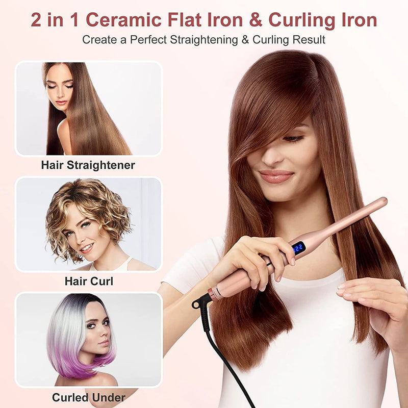 Chapinha Mini 3/10” — Para Cabelos Curtos, Barba e Pixie | Cerâmica Tourmaline