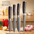 Conjunto de Facas de Cozinha Damascus — Faca de Chef Profissional