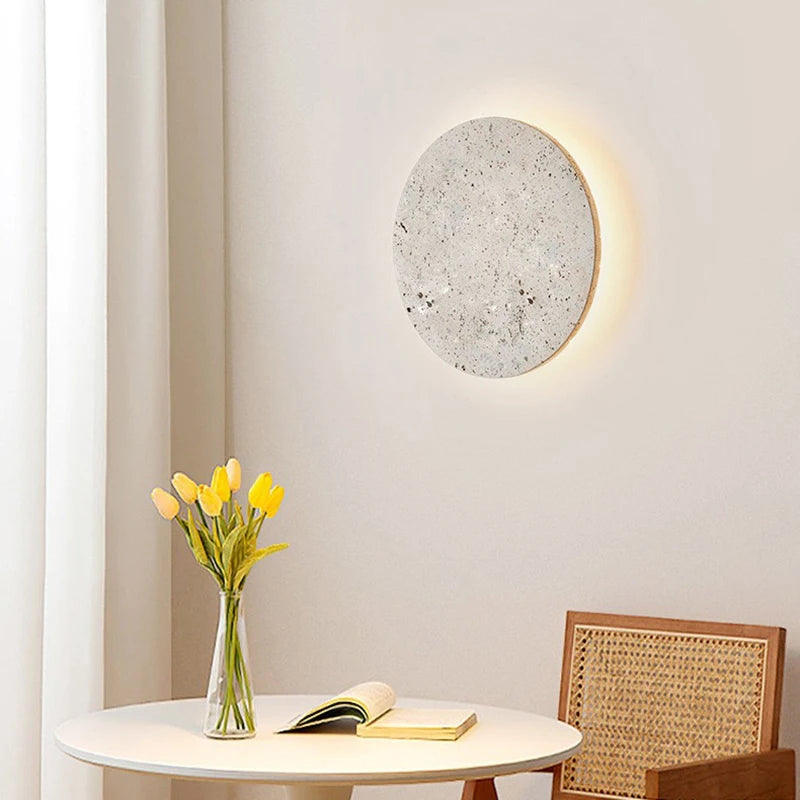 Arandela de Pedra LED Luxo Nórdico